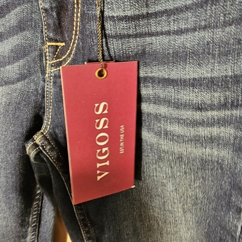 Vigoss High Rise Skinny Luxe Stretch Jeans Women's Size 24 L 28 NWT - Picture 6 of 13
